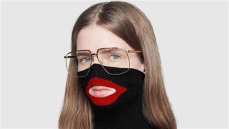 gucci face mask sweater|gucci controversy.